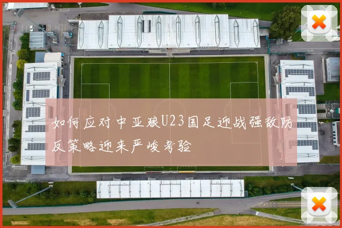 如何应对中亚狼U23国足迎战强敌防反策略迎来严峻考验